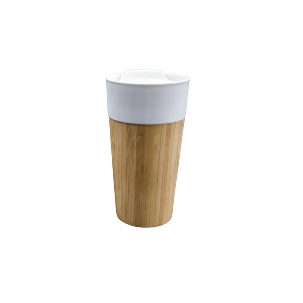 380ml Bamboo Coffee Cup – Stylish & Insulated