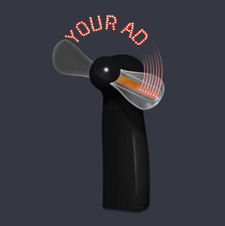 LED Message Fan