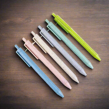 Eco Friendly Wheat Straw Plastic Ballpoint Pen